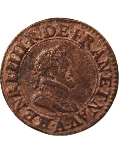 HENRI IV - DOUBLE TOURNOIS 1608 A PARIS