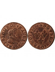 HENRI IV - DOUBLE TOURNOIS 1608 A PARIS 2