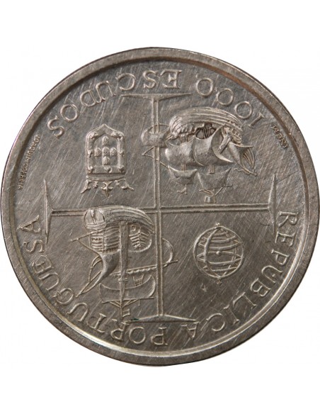 PORTUGAL - 1000 ESCUDOS ARGENT 1998 - MANUEL I