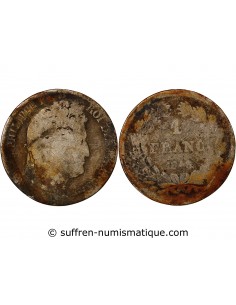 LOUIS PHILIPPE﻿ - 1 FRANC ARGENT 1848 A PARIS