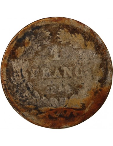 LOUIS PHILIPPE﻿ - 1 FRANC ARGENT 1848 A PARIS