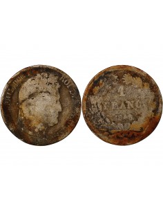 LOUIS PHILIPPE﻿ - 1 FRANC ARGENT 1848 A PARIS 2