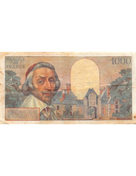 1000 FRANCS RICHELIEU - 07.03.1957, SERIE R318