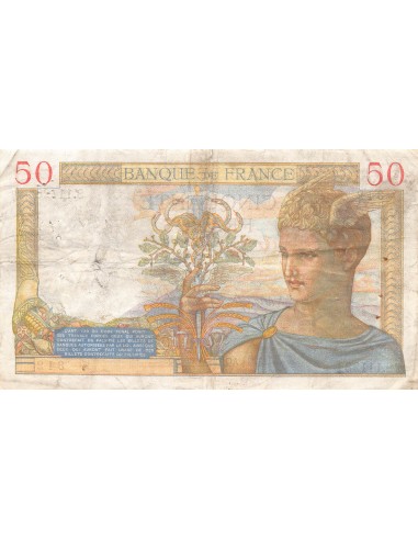 FRANCE, CÉRÈS - 50 FRANCS 28/09/1939