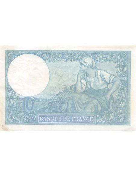 FRANCE, MINERVE - 10 FRANCS 12/12/1940