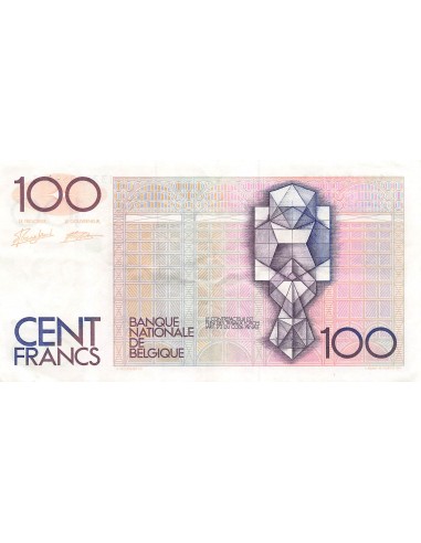 BELGIQUE - 100 FRANCS ND (1989-1994)
