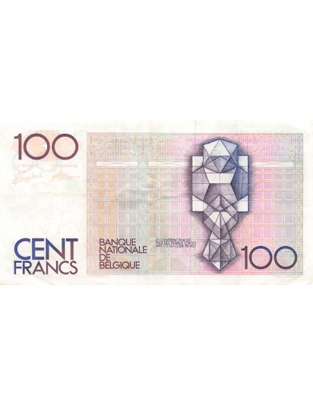 BELGIQUE - 100 FRANCS ND (1989-1994)