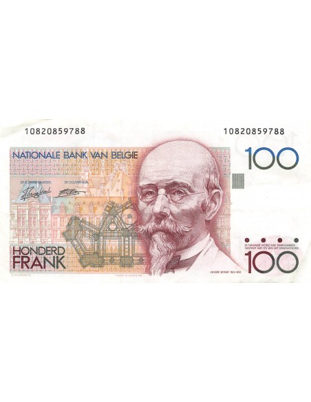 BELGIQUE - 100 FRANCS ND (1989-1994)
