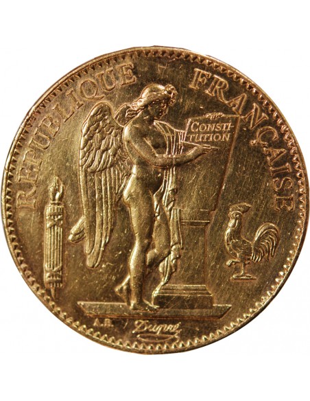 GENIE - 100 FRANCS OR 1911 A PARIS "Liberté Egalité Fraternité"﻿
