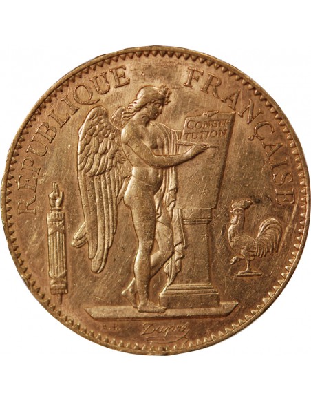 GENIE - 100 FRANCS OR 1902 "Dieu protège la France"﻿