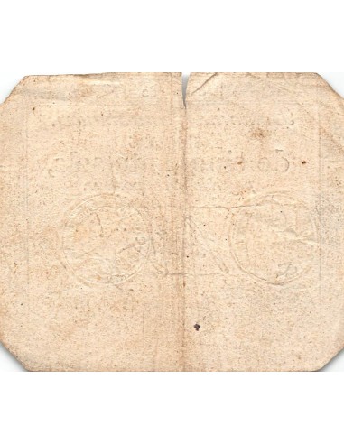 ASSIGNAT - 50 SOLS - LOI DU 04 JANVIER 1792, FILIGRANE LA NATION