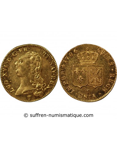 LOUIS XVI - DOUBLE LOUIS D'OR 1786 I LIMOGES