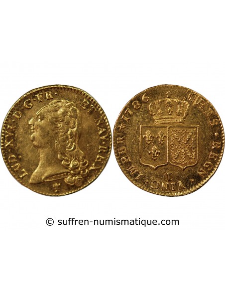 LOUIS XVI - DOUBLE LOUIS D'OR 1786 I LIMOGES