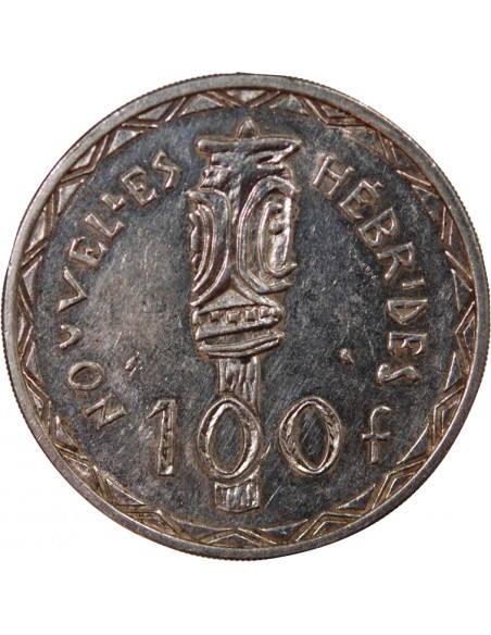 Nouvelles Hébrides 100 francs Argent 1966