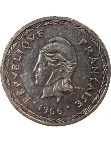 Nouvelles Hébrides 100 francs Argent 1966