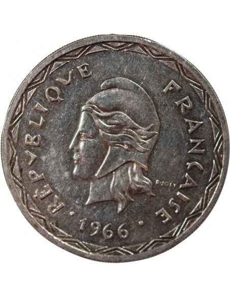 Nouvelles Hébrides 100 francs Argent 1966