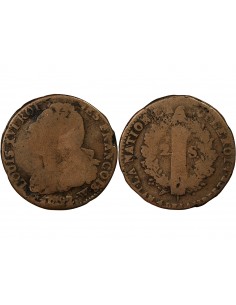 LOUIS XVI, CONSTITUTION - 2 SOLS ROI DES FRANCOIS 1792 W LILLE 2