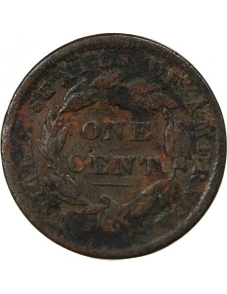 USA 1 cent Cuivre 1838 Philadelphie
