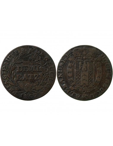 Suisse Louis-Alexandre Berthier 1/2 Batzen Billon 1807