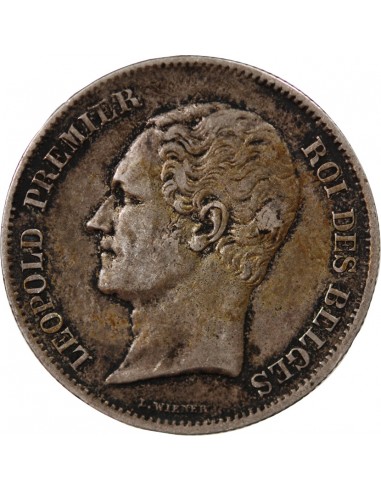 Belgique Léopold Ier 2 1/2 Francs Argent 1849