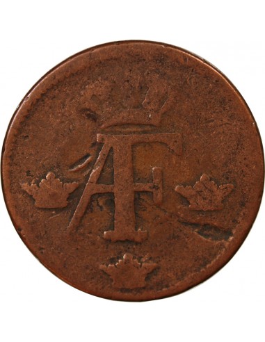 Suède Adolf Frederick 1 ore Cuivre 1759
