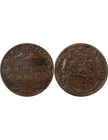 ETATS DE BOURGOGNE - JETON CUIVRE - 1659, PAIX DES PYRENEES