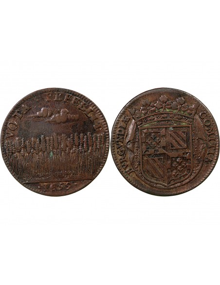 ETATS DE BOURGOGNE - JETON CUIVRE - 1659, PAIX DES PYRENEES