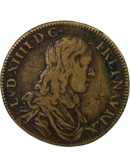 Louis XIV 1 jeton Laiton