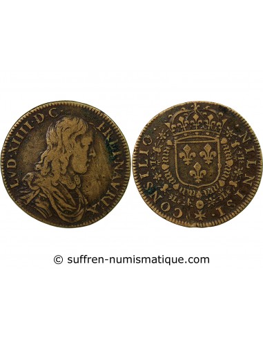 Louis XIV 1 jeton Laiton