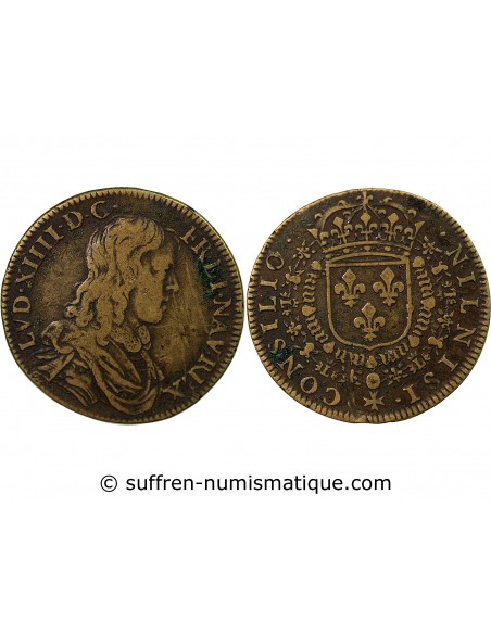 Louis XIV 1 jeton Laiton