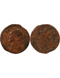 Louis XVI Louis XVI - 1/2 Sol A L'Ecu 1784 & AIX-En-Provence 1 sol Cuivre 1784 & Aix-en-Provence 2