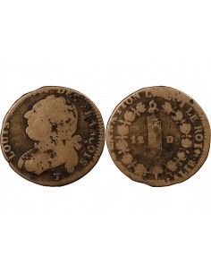 LOUIS XVI, CONSTITUTION - 12 DENIERS T NANTES 2