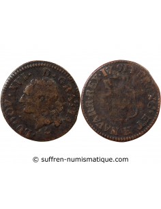 Louis XVI 1 liard Cuivre 1791 H La Rochelle