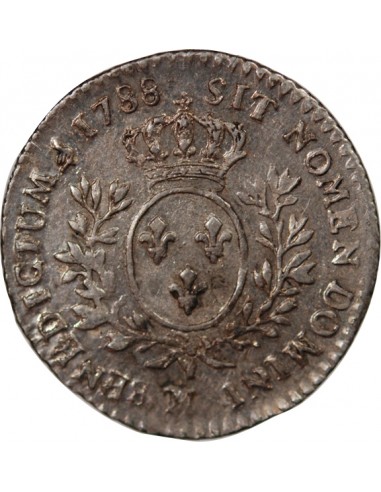 Louis XVI 01-oct ecu Argent 1788 MA Marseille