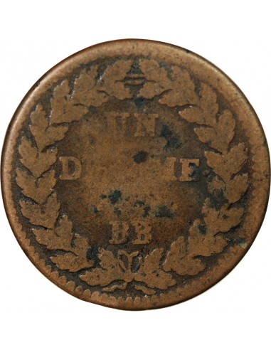LOUIS XVIII - DECIME Siège de Strasbourg 1815 BB avec points