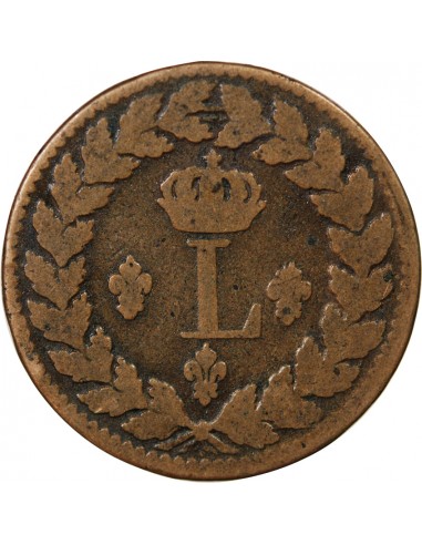 LOUIS XVIII - DECIME Siège de Strasbourg 1815 BB avec points
