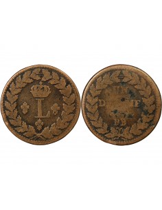 LOUIS XVIII - DECIME Siège de Strasbourg 1815 BB avec points 2