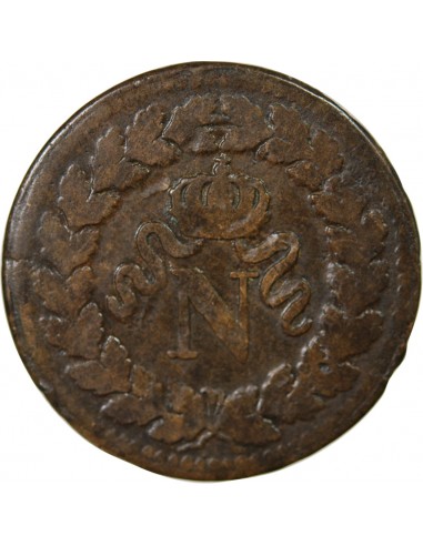 NAPOLEON I - DECIME Siège de Strasbourg 1814 BB avec points