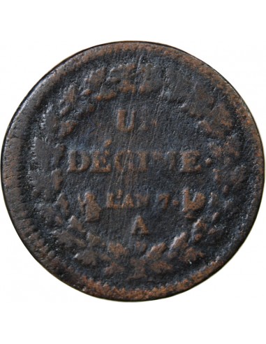 DUPRÉ - DECIME GRAND MODULE - AN 7 A PARIS