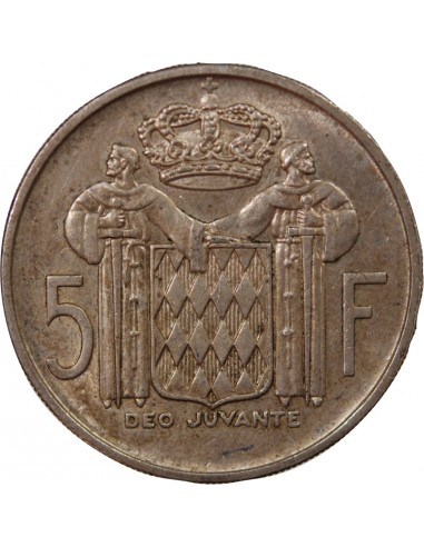 Monaco Rainier III de Monaco 5 francs Argent 1960 A Paris