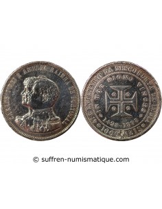Portugal Carlos Ier 1000 reis Argent 1898 Lisbonne