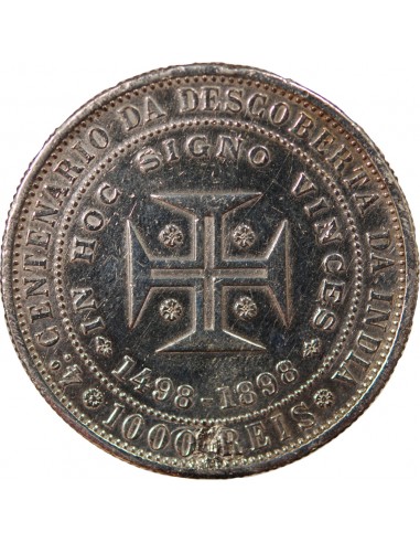Portugal Carlos Ier 1000 reis Argent 1898 Lisbonne