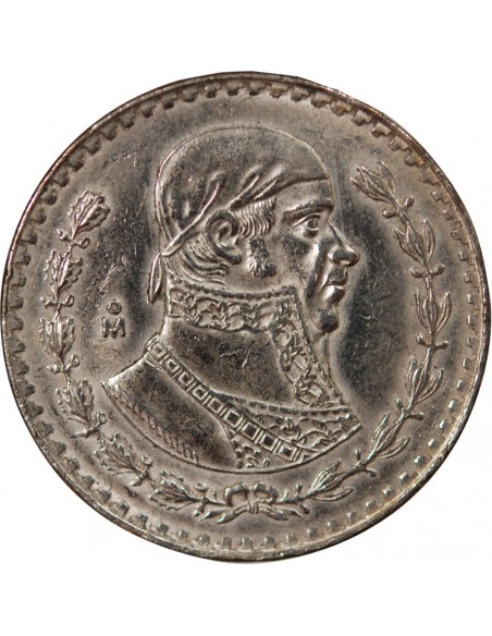 Mexique Peso Billon 1964 Mo Mexico City