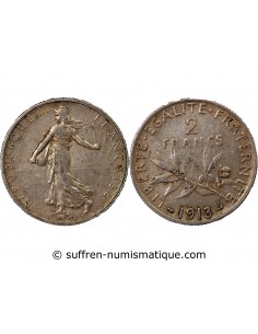 SEMEUSE - 2 FRANCS ARGENT 1913