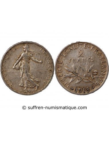 SEMEUSE - 2 FRANCS ARGENT 1913