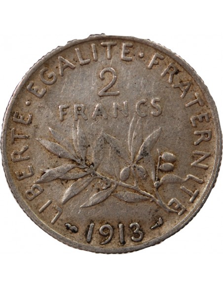 SEMEUSE - 2 FRANCS ARGENT 1913