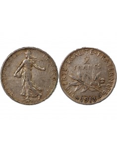 SEMEUSE - 2 FRANCS ARGENT 1913 2