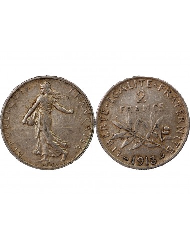 SEMEUSE - 2 FRANCS ARGENT 1913