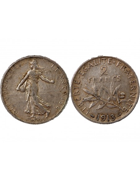 SEMEUSE - 2 FRANCS ARGENT 1913
