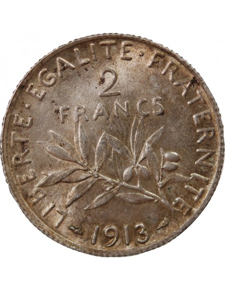 SEMEUSE - 2 FRANCS ARGENT 1913